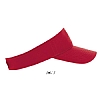 Visera Tenis Ace Sols - Color Rojo / Blanco